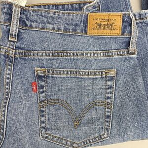 Levi's Women's Denim Jeans with Tan Stitching